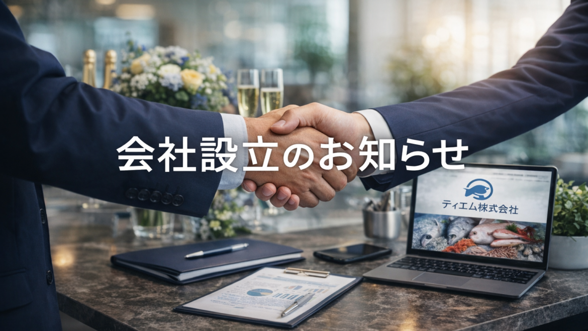 会社設立のお知らせ